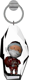 Charm Santa Globe