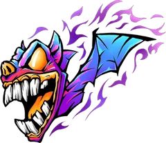 Sticker Mad Bat