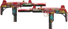 Akimbo Uzi Overdrive Red